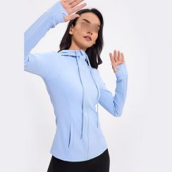 Hooded Slim Running Fitness Yoga Tops